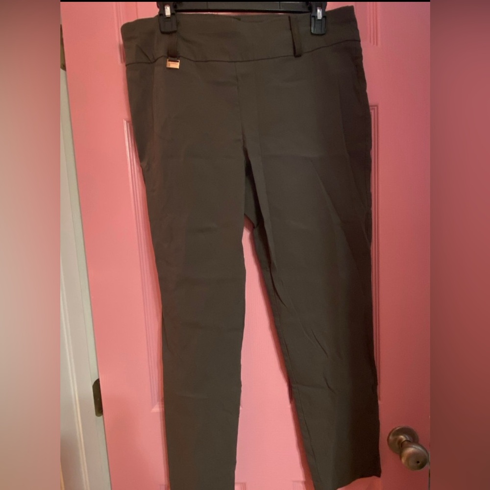 Olive green dress pants